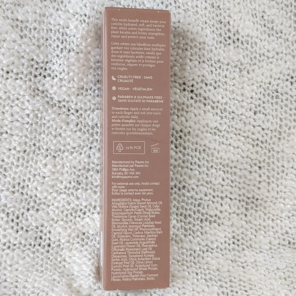PAUME Cuticle and Nail Cream, 22ml/0.75oz